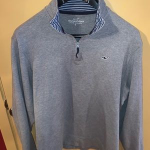 Vineyard Vines Gray Quarter Zip